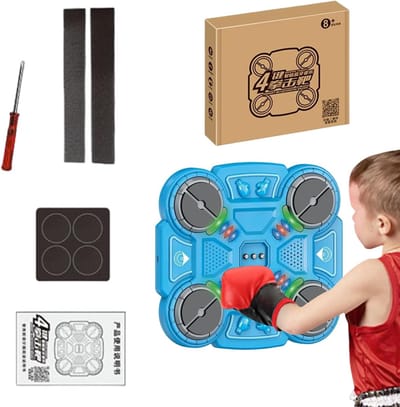 Boksen Muziek Machine - Fitness Apparatuur Trainingsmachine - Thuis Trainen - Muziek Synchronisatie - 28 cm breed - Roze