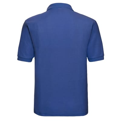 Russell Heren Polycotton Pique Poloshirt (Helder Koningsblauw)