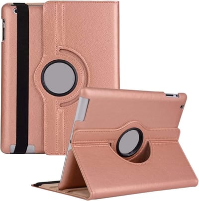Hoesje geschikt voor iPad 9.7 4/3/2e generatie Draaibaar Standaard 360 Graden Cover Case