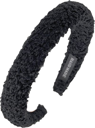 Boucle - Haarband / Diadeem - Zwart | Teddy / Polyester | Fashion Favorite