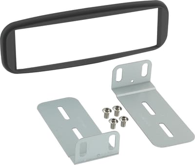 1-DIN Paneel geschikt voor Renault Clio (IV (X98) 2012-2016 Kleur: Soft Touch Zwart