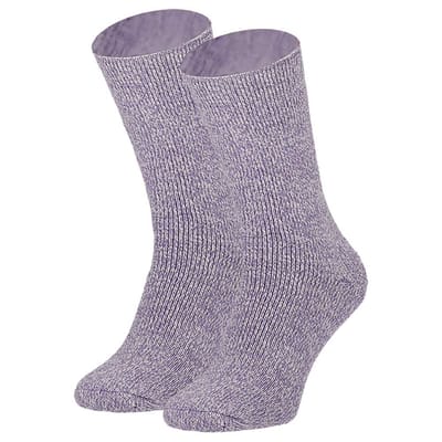 Thermo sokken dames - Mouliner - One Size - 1-Paar - Paars