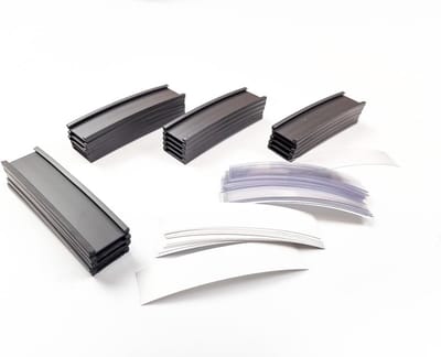 Magnetische Etikettenhouders - Labelhouders C-profiel - Archief Organiseren - Herbruikbaar Zonder Sporen - 20 stuks 100 mm - Niet gespecificeerd