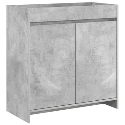 vidaXL - Badkamer - Onder - Het - Wastafel - Kast - Betongrijs - 78,5 - x - 37,5 - x - 81 - cm
