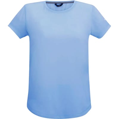 Mindo dames T-shirt met korte mouwen en anti-insectenprint van mesh