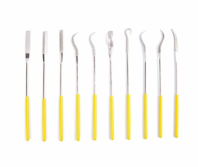 Schraper/vijlset, 10 delig, Arrow-Tech