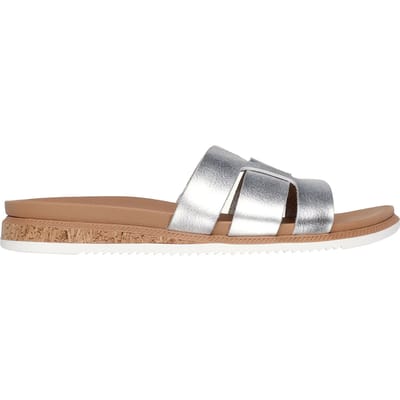Skechers DESERT KISS LOW - PEAK LOOK Dames Slippers - Zillver