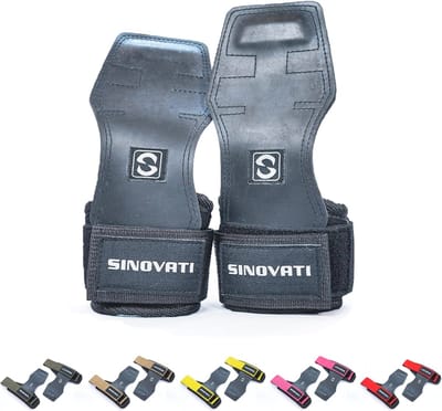 Lifting Straps voor Fitness | Antislip Grip voor Bodybuilding en Crossfit | 7 mm Polskussen, Zwart, M