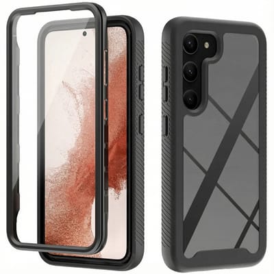 imoshion Hoesje - Geschikt voor Samsung Galaxy S23 - 360° Full Protective Case - Zwart