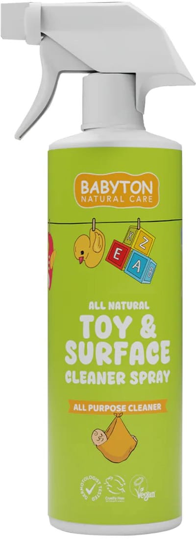 BABYTON - Natuurlijke Speelgoed- en Oppervlaktereiniger - Veilig voor baby's en kinderen - 500ml