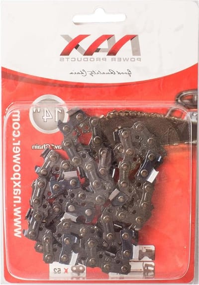 Ketting voor kettingzaag - Zaagketting reserveonderdeel - Bomen zagen - Meervoudig slijpen - 14 inch 52 schakels - Metaal