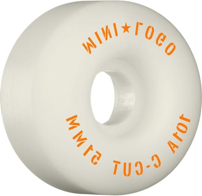 Skateboard Wielen - C-Cut Set - Technisch Skaten - Super-High Rebound - 51 mm - Wit