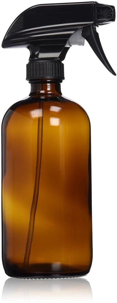 24DOTS Living Plantenspuit | 300 ml Bruin Amber Glas | Plantensproeier | Plantenspuit binnen | Waterverstuiver | Vernevelaar