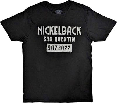 Nickelback - San Quentin Heren T-shirt - S - Zwart