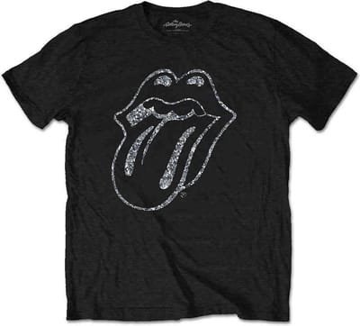 The Rolling Stones - Tongue Heren T-shirt - S - Zwart