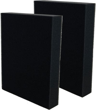 Multaparts® sponsfilter geschikt voor AEG LX7, LX8 series - set van 2 stuks - | Alternatief voor origineel 1184255014 | Afmetingen 16,3 x 12,5 x 2,9 cm