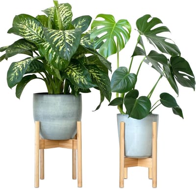Plantenstandaard / bloemenstandaard - multifunctioneel plantenrek Set of 2 /10 x 10 x 30 centimetres