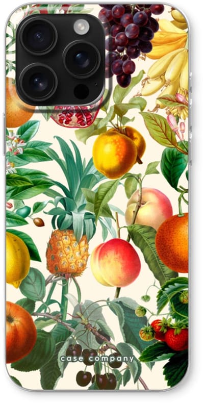 Case Company® - Hoesje geschikt voor iPhone 16 Pro Max hoesje - Classic Flora - Soft Cover Telefoonhoesje - Bescherming aan alle Kanten en Schermrand
