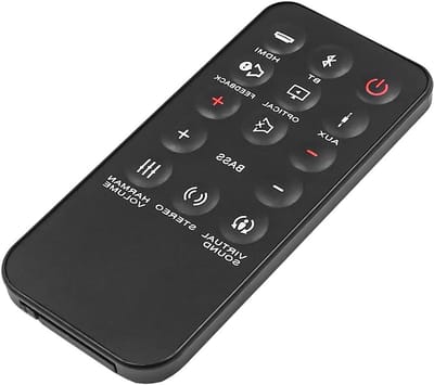 EGoods - Vervangende afstandsbediening voor Audio Wall Speaker - Compatibel met JBL SB350 SB250 - Draadloze bediening.
