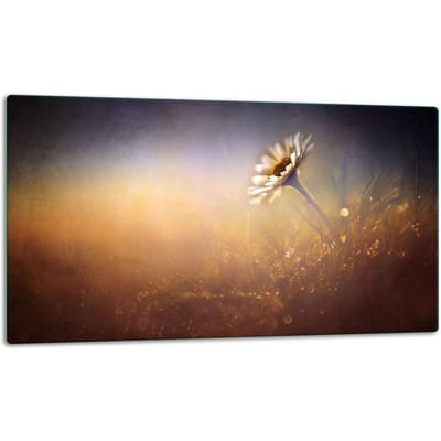 TMK ArtDeko - Glazen Snijplank - 52x30 cm - Inductie - Kleurrijke Bloemen