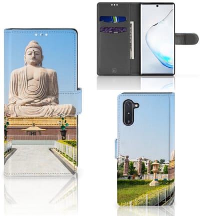 Samsung Galaxy Note 10 Flip Cover Boeddha