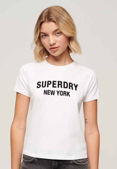 Superdry - Slimfit Sport Luxe Graphic topje - Dames - T-shirts