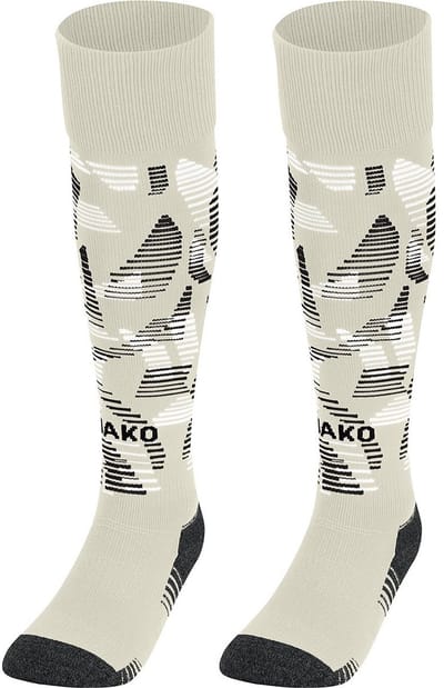 Jako Sonic Voetbalkousen - Off White / Zwart / Wit | Maat: 35-38
