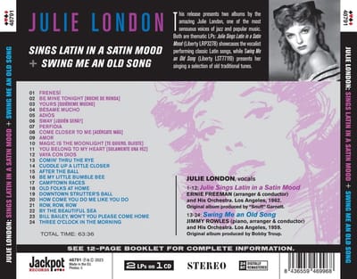 Sings Latin in a Satin Mood/Swing Me an Old Song