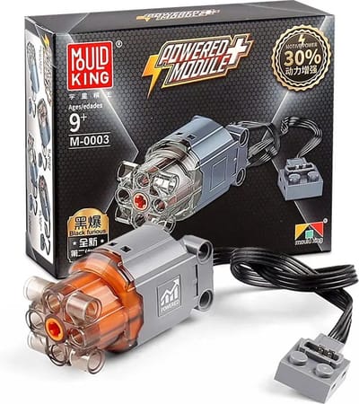 Mould King L-Motor – Power Functions –Compatibel met LEGO Cada - Mould king - Reobrix - En de rest van de merken? – RC Motor voor Bouwstenen – Krachtige Motor voor Auto’s, Kranen en Techniek