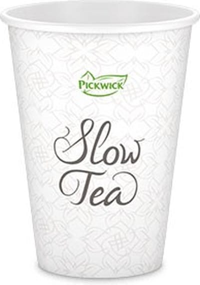 Pickwick Slow Tea | Papieren bekers 12oz/300cc | Streng 52 stuks