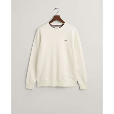 Gant Trui Shield C-Neck Sweat Eggshell / male