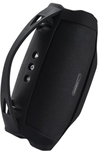 Draagbare Siliconenhoes voor Bluetooth Luidspreker - Zwart