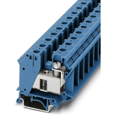 Phoenix Contact 3075731 Doorgangsserieklem 15.2 mm Schroeven Blauw 50 stuk(s)