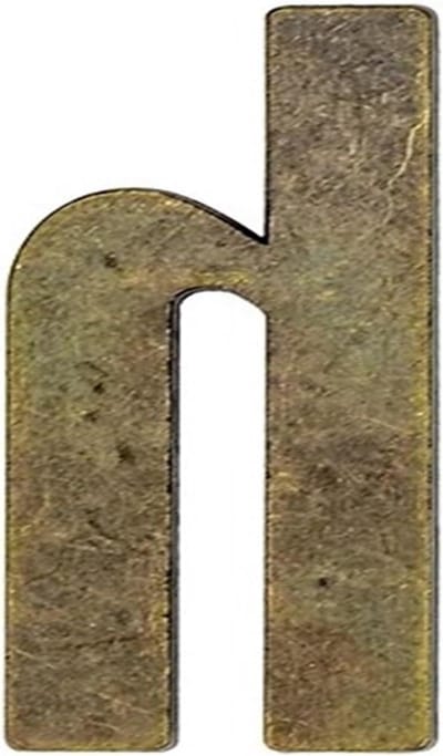 Metalen Huisnummer - Deur Plaat - Appartement Aanduiding - Magnetische Bevestiging - 5x3 cm - Brons