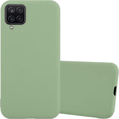Cadorabo Hoesje geschikt voor Samsung Galaxy A12 / M12 in CANDY PASTEL GROEN - Beschermhoes gemaakt van flexibel TPU silicone Case Cover