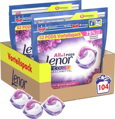 Lenor All-In-One Pods Amethyst Blutentraum 104pods