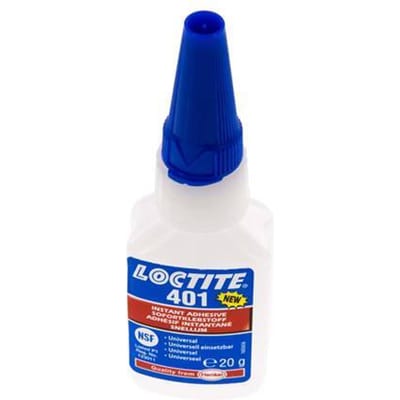 Loctite Instant Lijm 20ml Transparant 3-11s Uithardingstijd Metaal, Kunststof En Rubberoppervlakken