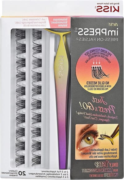 Valse Wimpers Kit - Press-on Wimpers Cluster Wimpers - Mooie Ogen Creëren - Geen Lijm Nodig - 20 Clusters