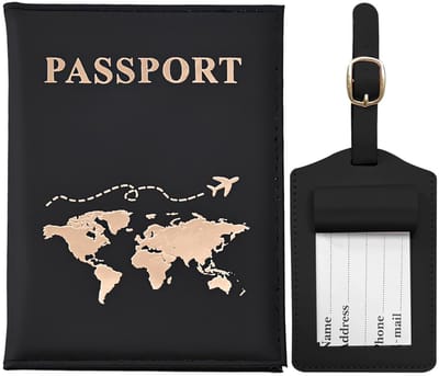 Dailygoods- Paspoorthouder Lichtgewicht - Reisportemonnee - Paspoorthoes - Ticketkaarthouder - Creditcardhouder - PU-leer