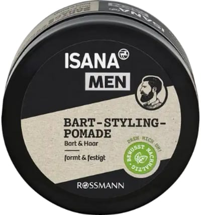 ISANA MEN Baardstylinggel - 1x 100 ml | Vorm en Stijl voor Baard en Haar | Formule zonder Microplastic