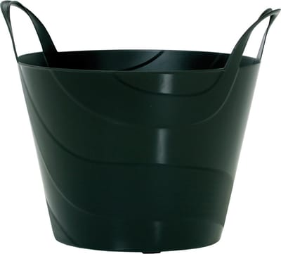 Prosperplast Flexibele Emmer - 45 liter - zwart - wasmand - kuip - flexibel - met handvaten
