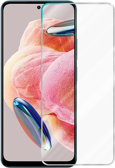 Cadorabo Screenprotector geschikt voor Redmi Note 12 4G - Pantser film Beschermende film in KRISTALHELDER Geharde (Tempered) display beschermglas in 9H hardheid met 3D Touch