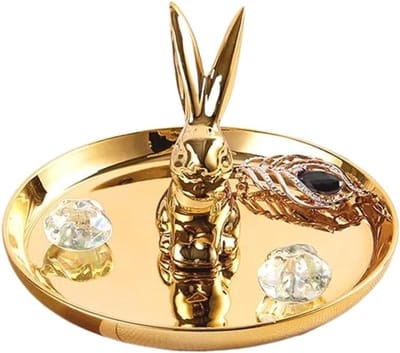 Keramisch Sieradenschal - Opbergbakje Dieren - Sieraden Opbergen - Glad Email Oppervlak - Middelgroot - Veelkleurig