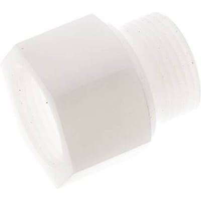 Verlengnippel G1'' Buitendraad X Binnendraad PVDF 10bar FDA 43mm Hex