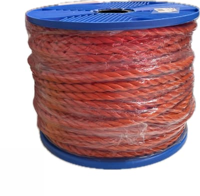 polypropyleen touw 10mm rol 80 meter oranje