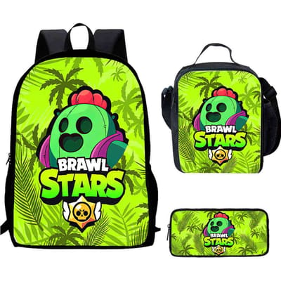 Sac à dos Brawl Stars Impression Haute Définition Multifonctionnel Léger