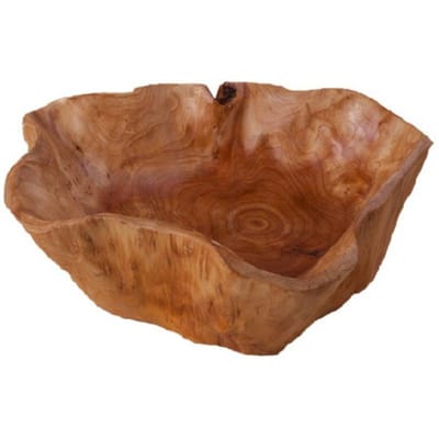 Huishoudelijke Fruitschaal Houten Snoepschaal Fruitbord Houtsnijwerk Wortel Fruitschaal Hout 20-24 Cm brown