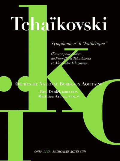 Orchestre National Bordeaux Aquitaine - Tchaikovsky: Symphony No.6 (Book)