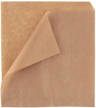 Famanu – Snackzakken 1000 stuks 16x16 cm, composteerbaar burger- en kebabpapier, vetbestendig