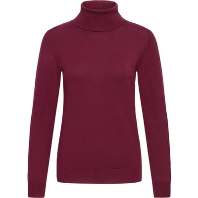 Slim Fit gebreide pullover van viscosemix model 'IHLULS'